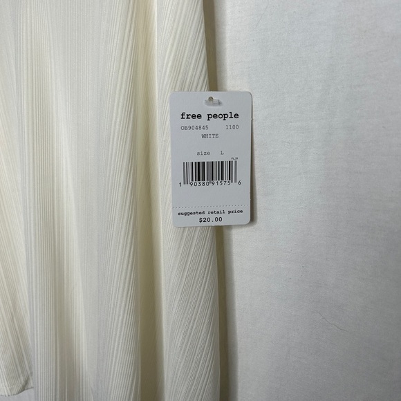 Intimately Free People White Slinky Slink Racerback Top NWT - Picture 6 of 12